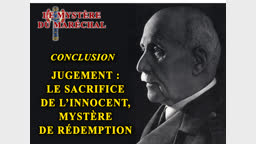 Conclusion - JUGEMENT : Le sacrifice de l’Innocent, mystère de Rédemption.