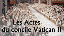 Les actes du concile Vatican II