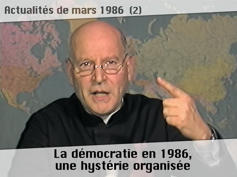 La démocratie en 1986, une hystérie organisée.