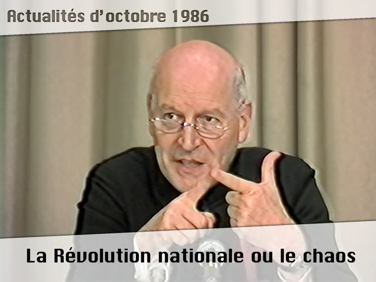 La Révolution nationale ou le chaos.