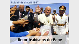 Deux trahisons du Pape.