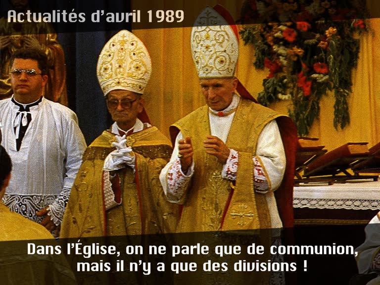Dans l’Église, on ne parle que de communion,
mais il n’y que des divisions !