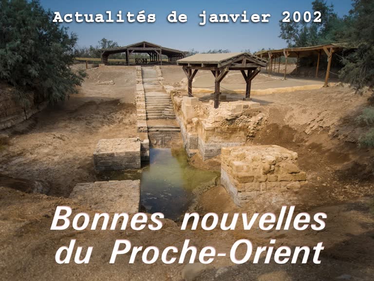 Bonnes nouvelles du Proche-Orient.