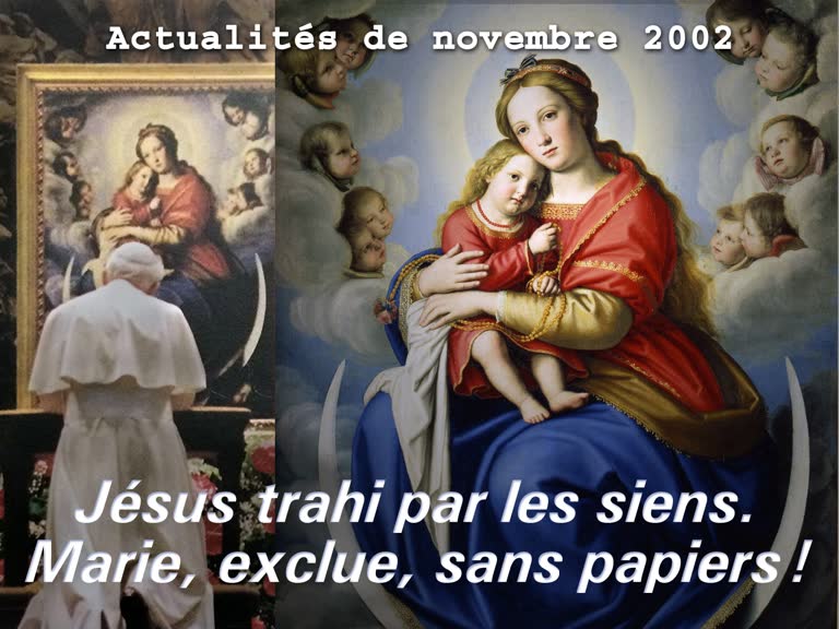 Actualités religieuses : Jésus trahi par les siens. Marie, exclue, sans papiers !