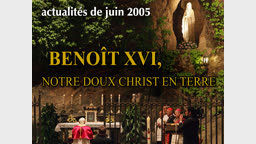 Benoît XVI, notre doux Christ en terre.