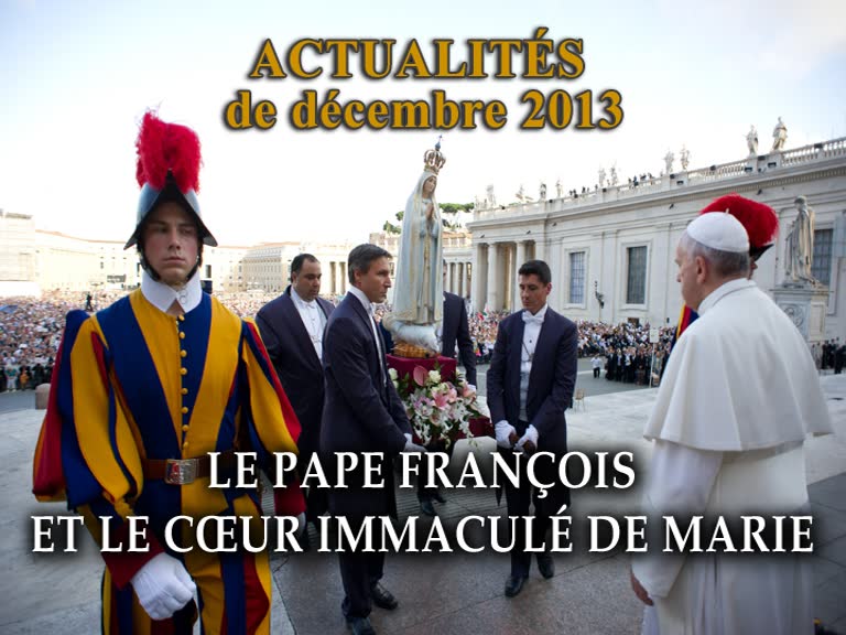 Le pape François et le Cœur Immaculé de Marie.