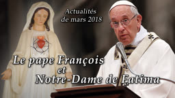 Le pape François et Notre-Dame de Fatima.