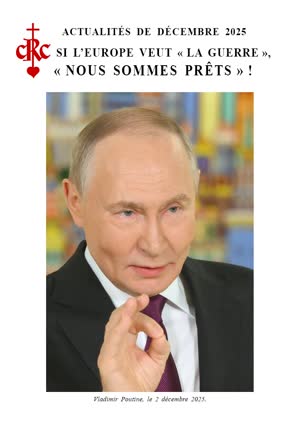 Si l’Europe veut « la guerre », « nous sommes prêts » !