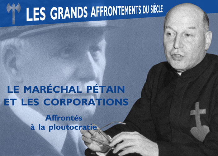 Le maréchal Pétain et les corporations