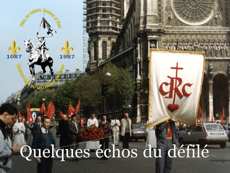 Quelques échos du défilé.