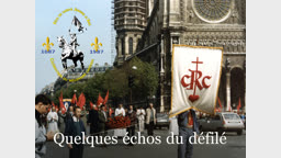 Quelques échos du défilé.