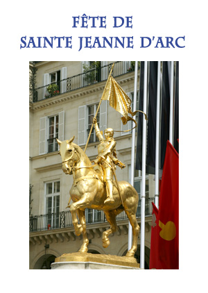 Fête de sainte Jeanne d’Arc