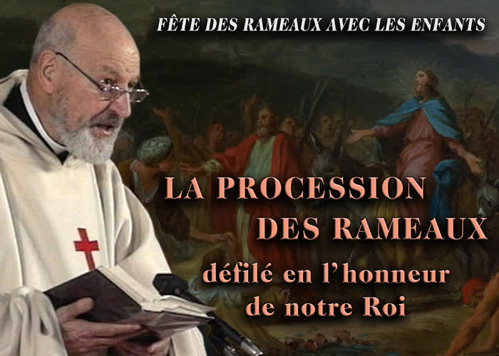 La procession des Rameaux, défilé en l’honneur de notre Roi.