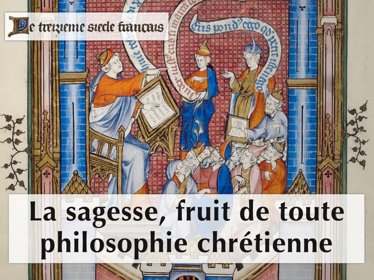 Sermon : La Sagesse, fruit de toute philosophie chrétienne.