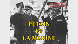 Pétain et la marine.
