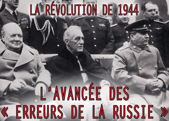 L’avancée des « erreurs de la Russie ».