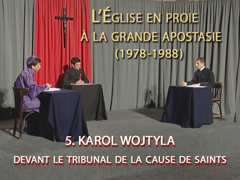 Théâtre : Karol Wojtyla devant le tribunal de la cause des saints.