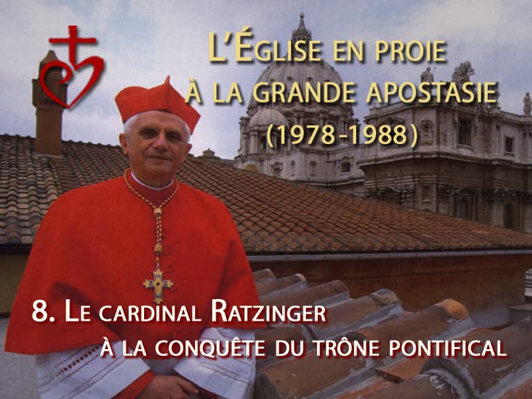 Le cardinal Ratzinger à la conquête du trône pontifical.