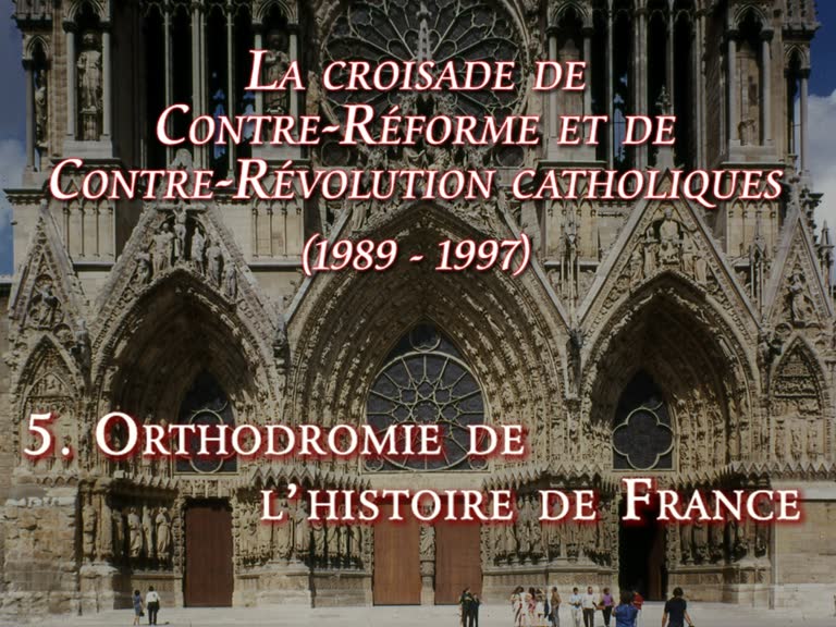 Orthodromie de l’histoire de France.