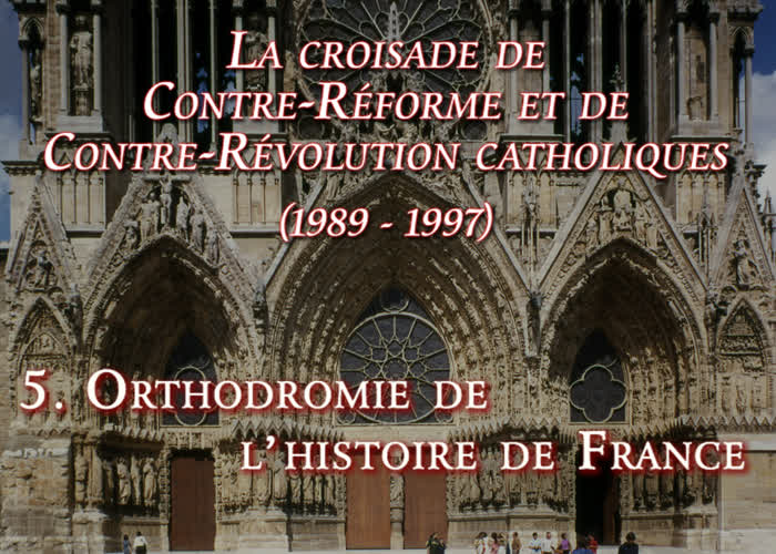 Orthodromie de l’histoire de France.