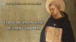 Sermon : Éloge de la sagesse de saint Thomas.