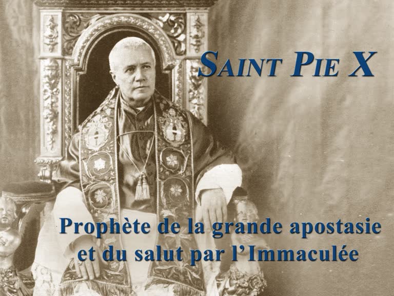 Saint Pie X, prophète de la grande apostasie et du salut par l’Immaculée