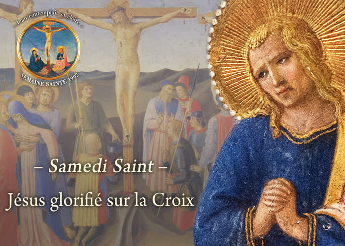 Jésus glorifié sur la Croix.