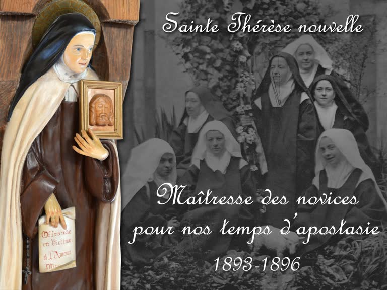 Maîtresse des novices pour nos temps d’apostasie (1893-1896).
