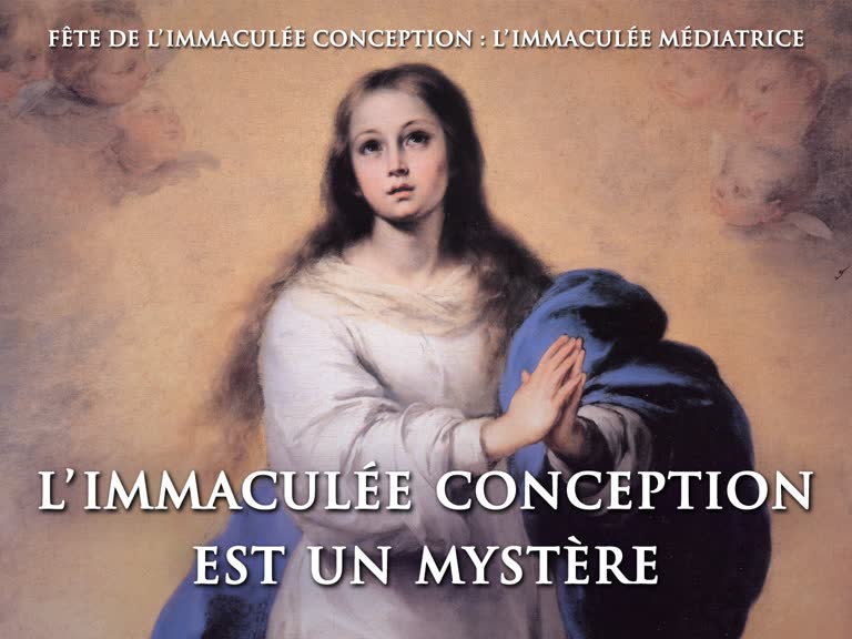 Sermon : L’Immaculée Conception est un mystère.