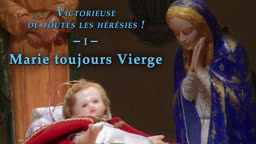 Marie toujours Vierge.