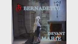 Bernadette devant Marie